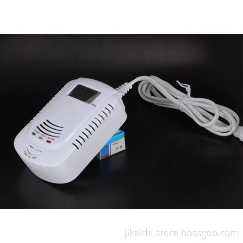 2015 new product human voice prompt carbon monoxide gas detector 2 in 1